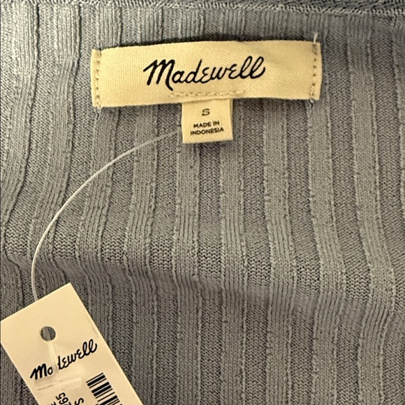 Madewell Gray Ribbed Top - Picture 5 of 5
